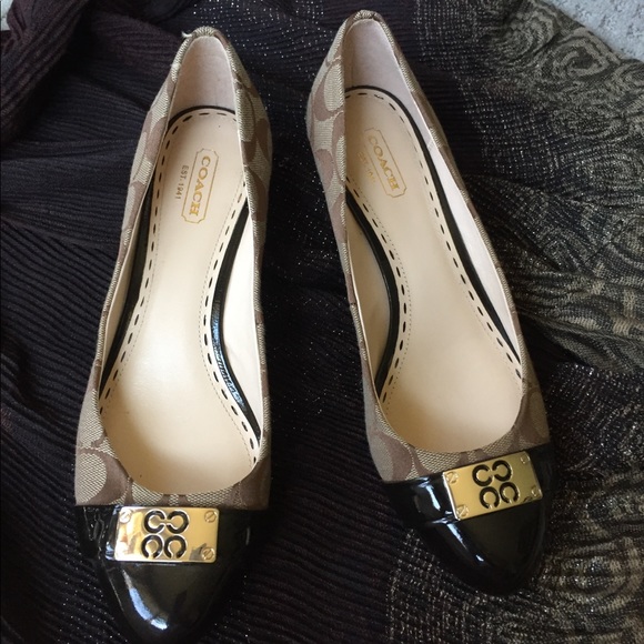 Coach Shoes - COACH wedges 8B